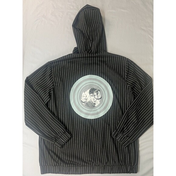 Doctor Who Lootwear Exclusive 10th Doctor Pinstripe Full Zip Hoodie Jacket XL - Picture 5 of 12